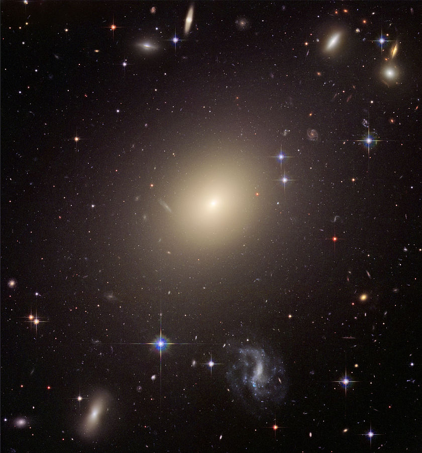 Hubble Illuminates Cluster of Diverse Galaxies 