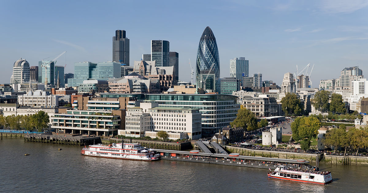 image of London skyline