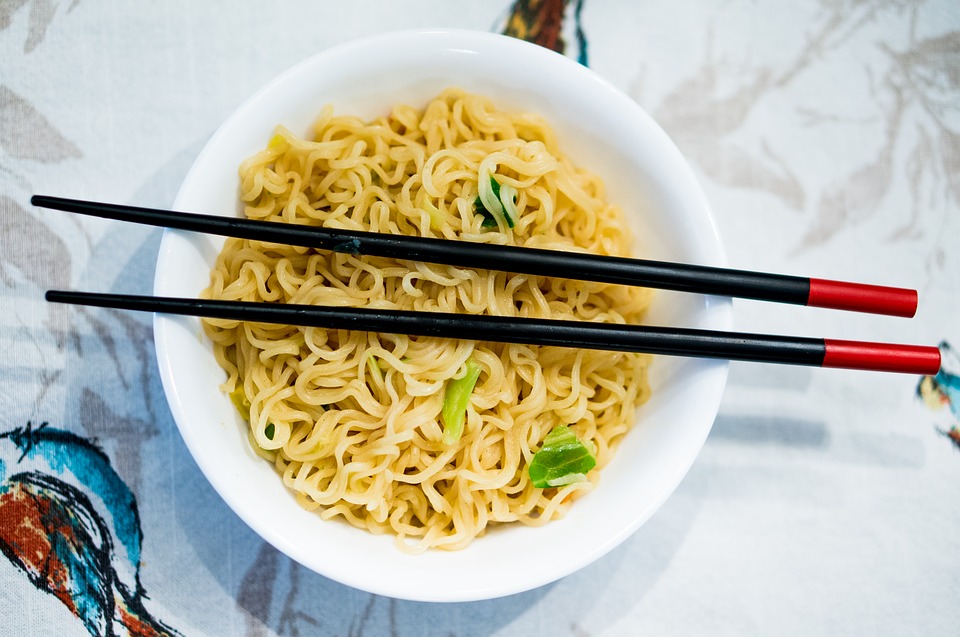bowl of noodles