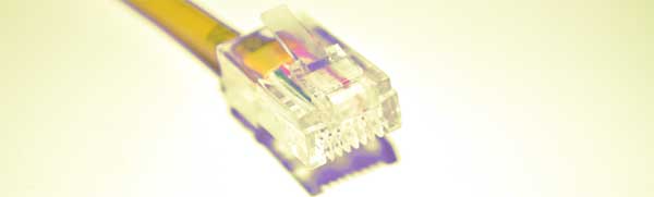 Picture of an Ethernet cable Picture of an Ethernet cable
