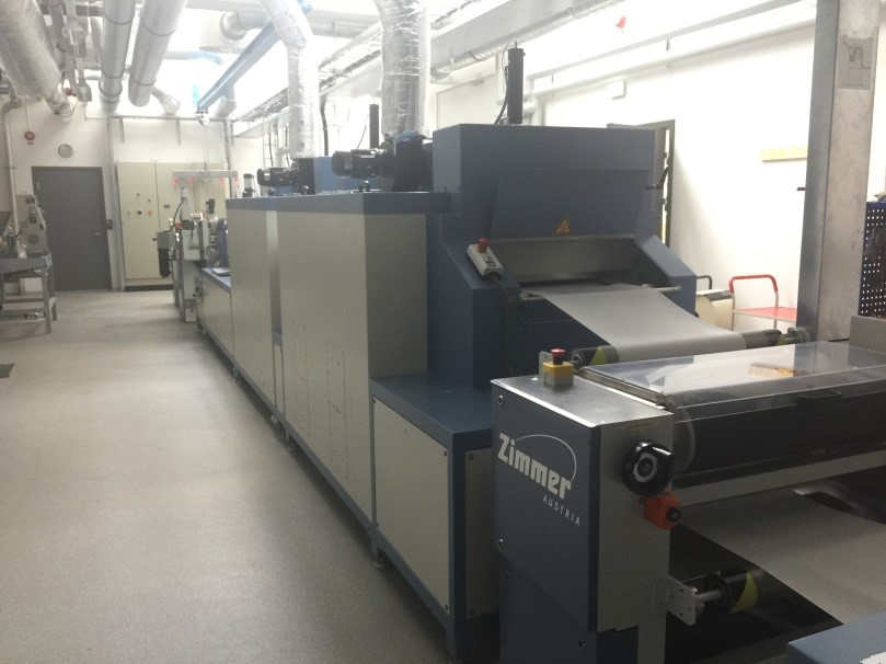 Flexible line for coating and printing Flexible line for coating and printing