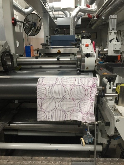 Flexible line for coating and printing Flexible line for coating and printing