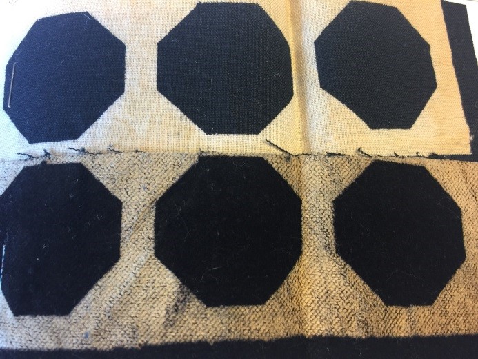 Printing with discharge print paste