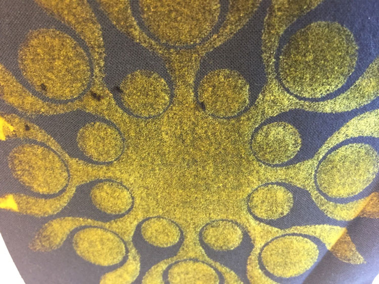 Flock printing
