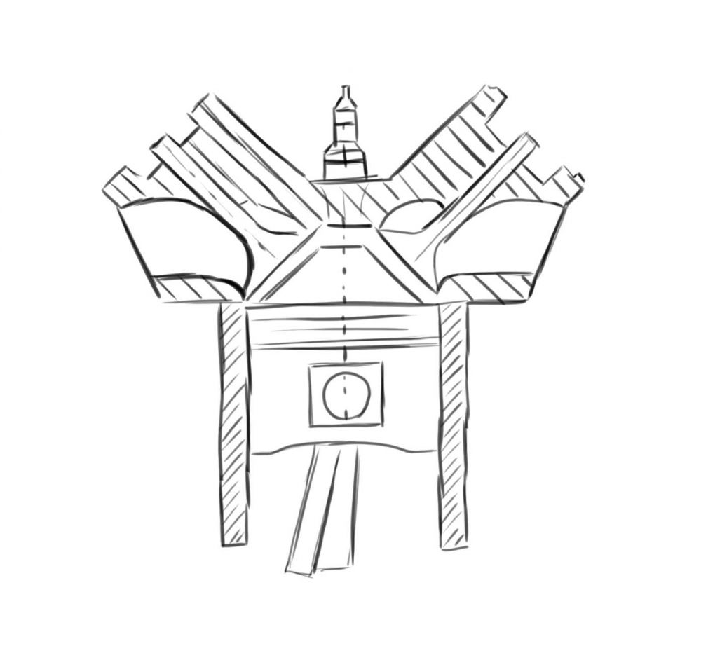 Hemispherical shaped combustion chamber