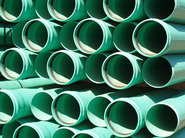 plastic pipes