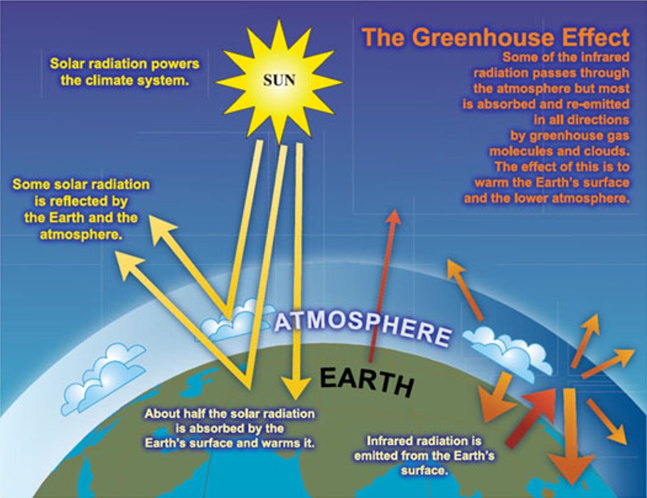 greenhouse effect infographic