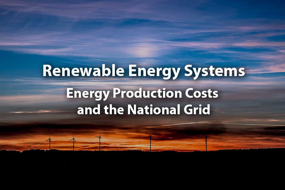 title slide - Energy Production Costs and the National Grid