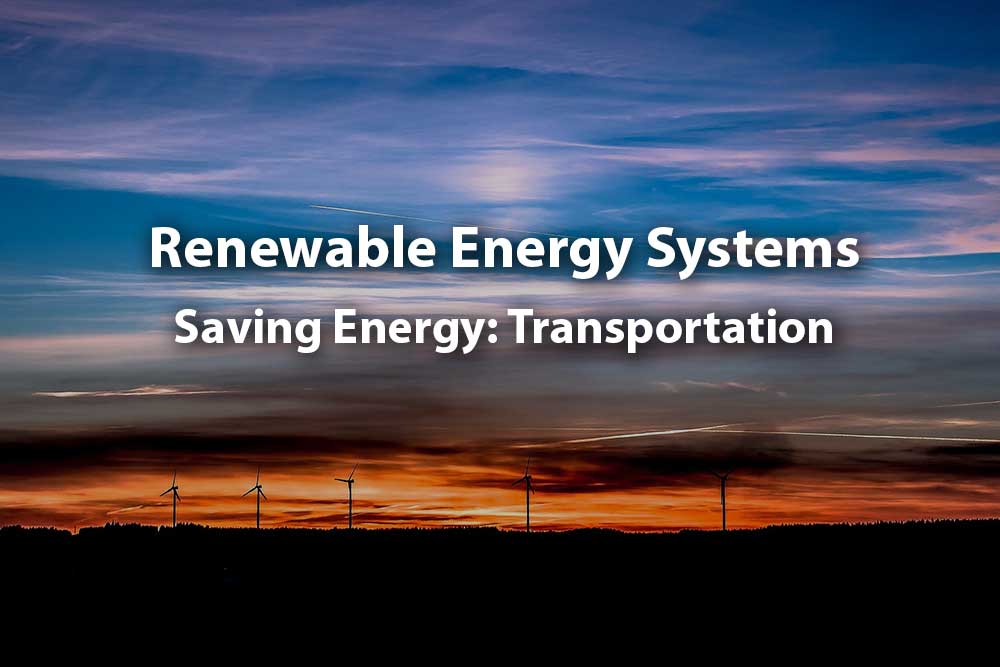 title slide - Saving Energy: Transportation