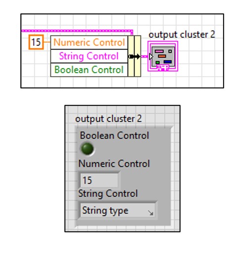 bundle by name in labview