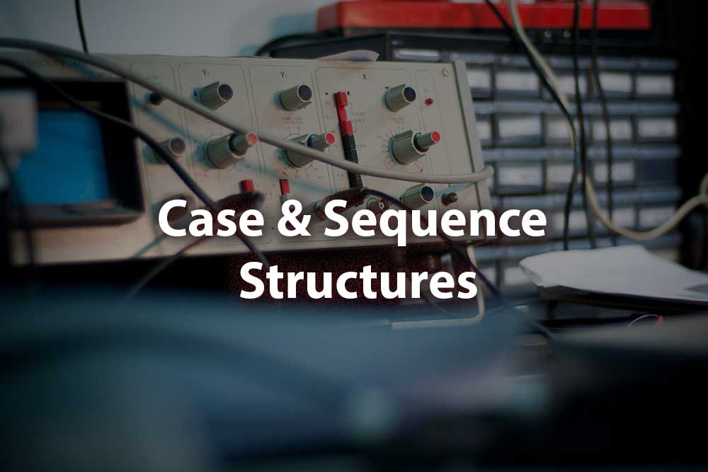 title slide - case and sequence structures