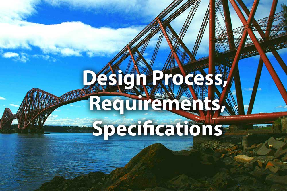 Design Process, Requirements, Specifications: title slide.