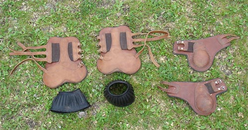 Tendon boots, fetlock boots and overreach boots